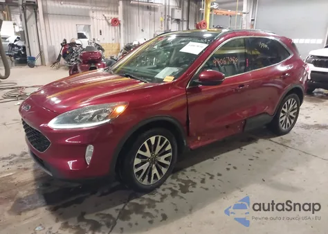 2020 Ford Escape Titanium Hybrid from USA, damaged, VIN 1FMCU9DZ6LUC03692